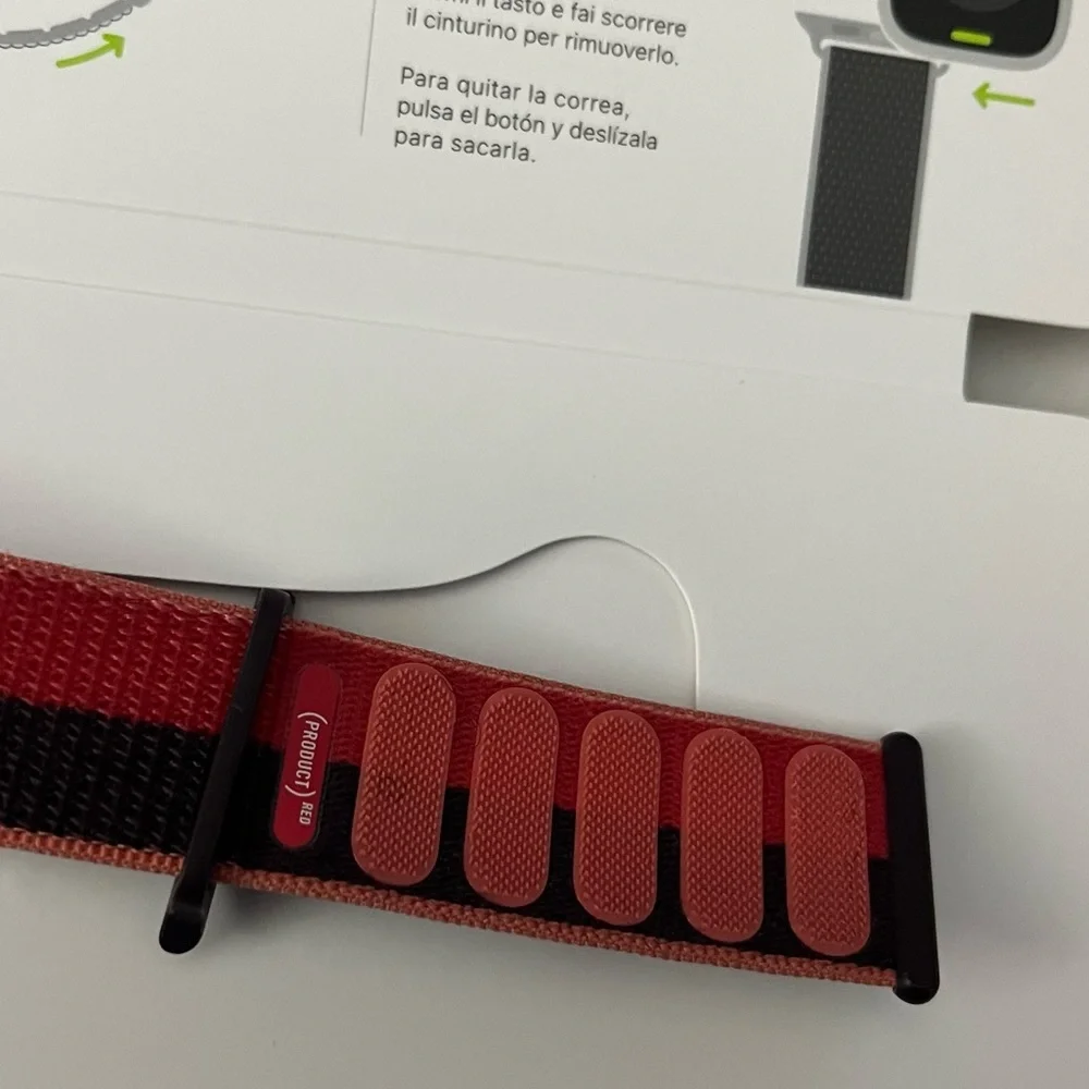 💕 Like 🆕 Apple 41mm Watch Series 7 Product Red Sport Loop band